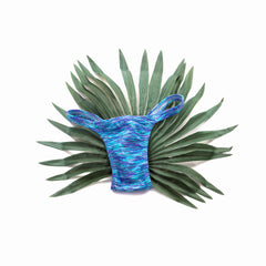 Slipz Bikini Line blau Streifen Stripes, bestes Lycra mit 18% Elasthan - Perfekt für mtf und non binary